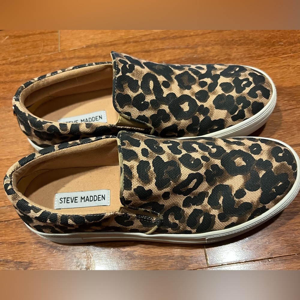 Steve Madden Cheetah Slip On Sneakers